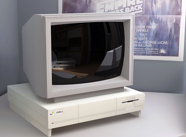 WIP - Amiga 1000 w/ SGI monitor
