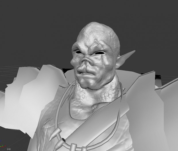 WIP Orc Face