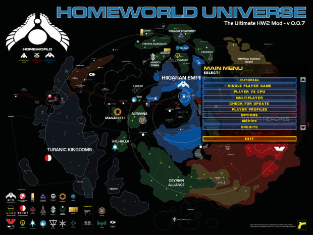 Homeworld Universe 0.0.7