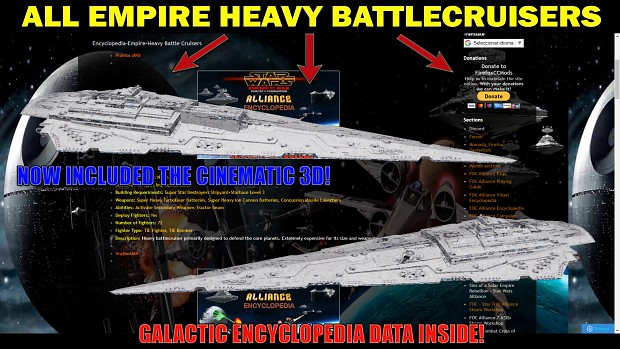 All HEAVY BATTLECRUISERS of the Empire