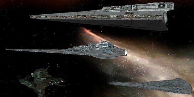 Praetor MKII and Giel´s starship