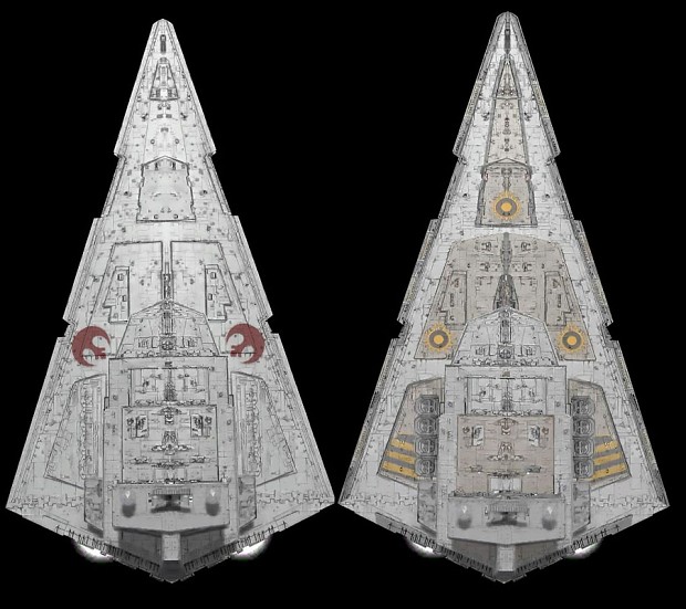 Imperial ships skin upgrade