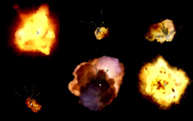 New explosion particles
