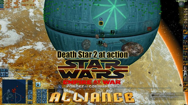 Death Star 2 at action