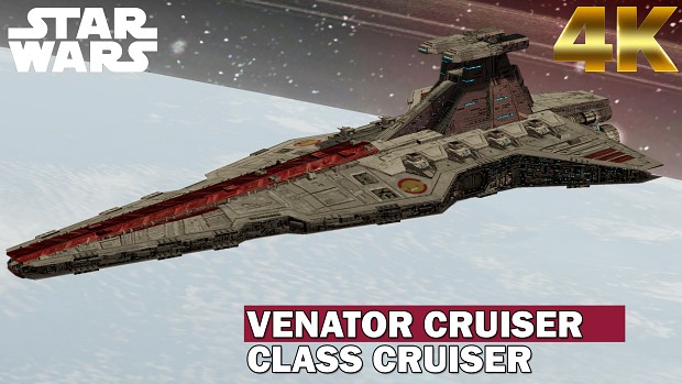 Star Wars Venator Cruiser mod 4k