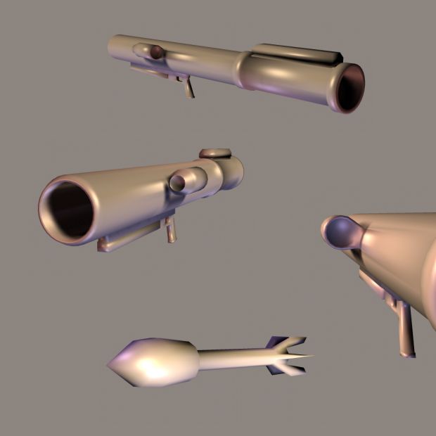 Rocket Launcher - WIP Render