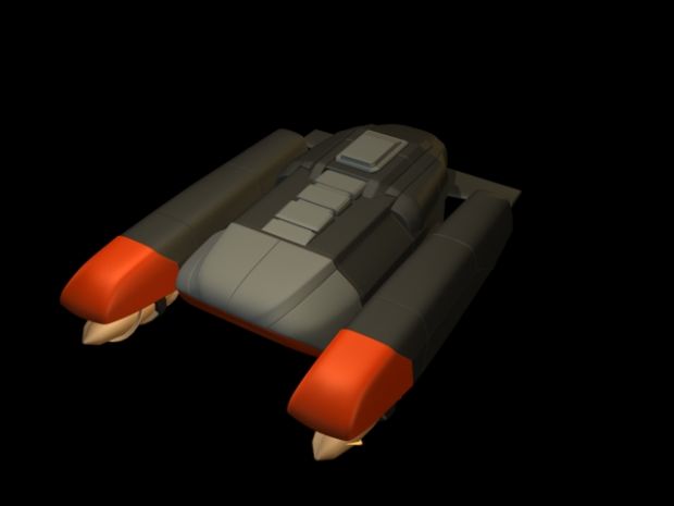 3D Model Of the Freighter Submarine by LTX
