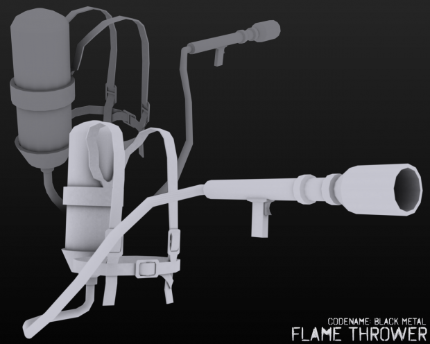 Flame Thrower Model