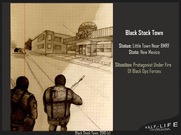 Black Stock Town Concept