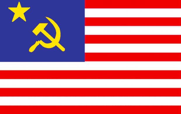 Red America Flag