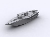 Battleship Clay Render
