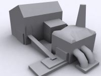 PowerPlant Clay Render