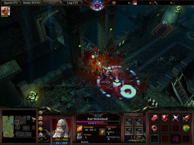 what to do in the immortal throne diablo 3