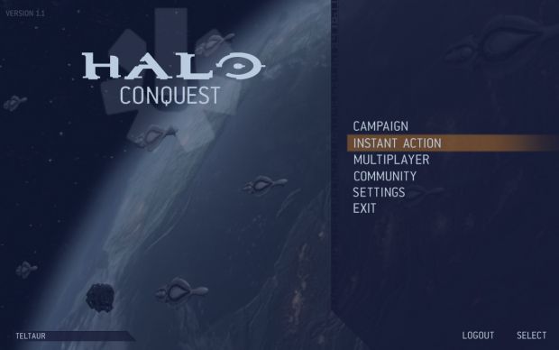 Halo Conquest Main Menu Concept