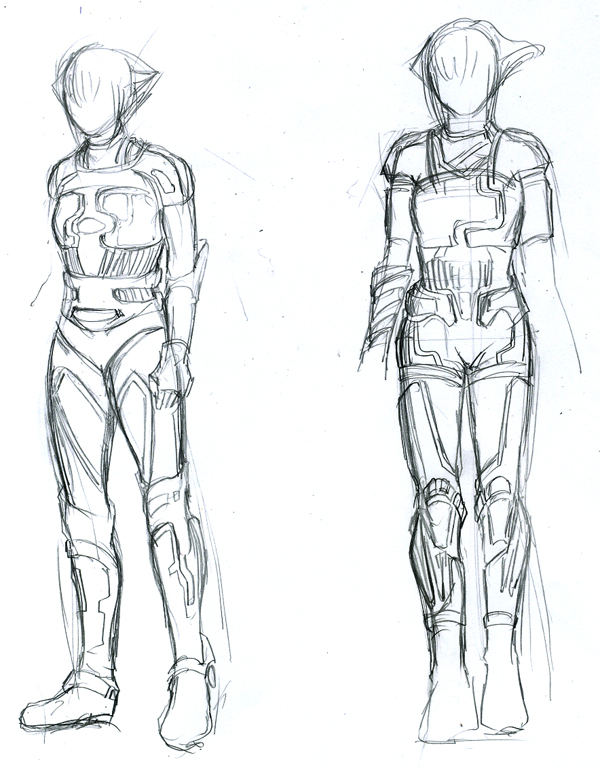 EUTOPIAN - SWAT Female Armour Concept 