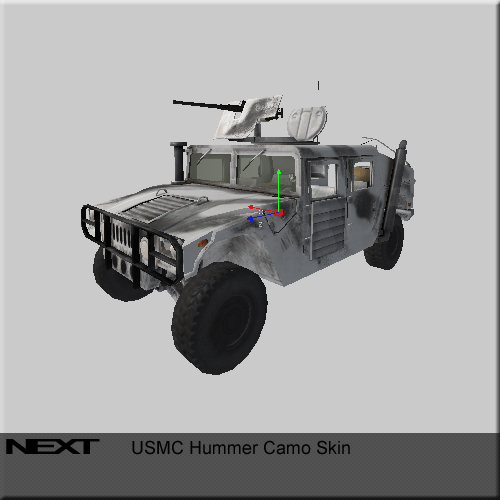 USMC Hummer Snow Skin