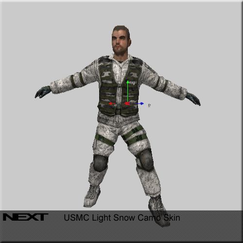 USMC Light Snow Skin