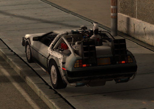 0.2g DeLorean in GTA SA - Rear Shot