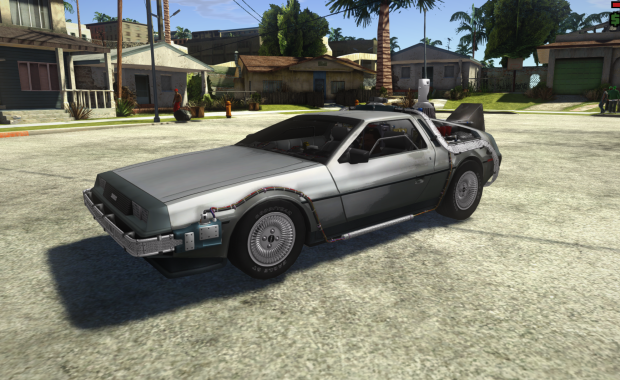 0.2g DeLorean in GTA SA (with ENB)