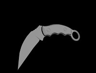 Knife Model [Low Poly w/ Normal Map]