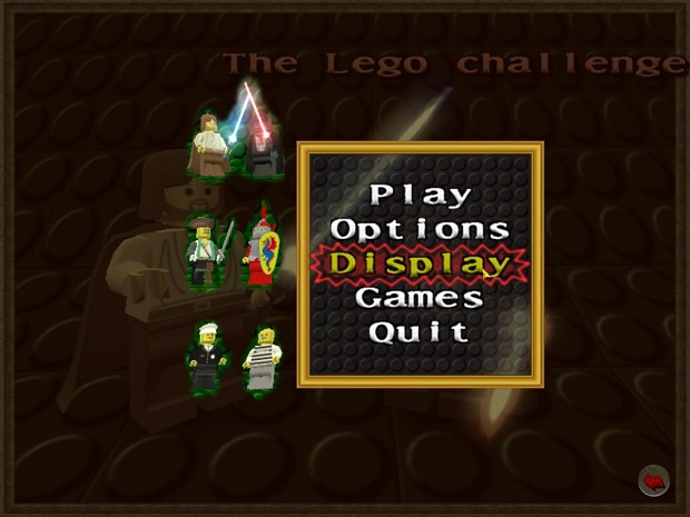 Main menu of the 'Lego challange' modication