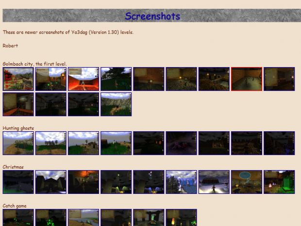 75 new screenshots at www.ya3dag.de