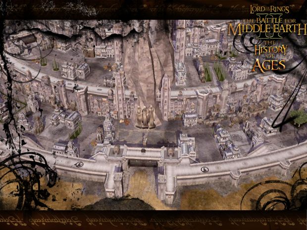 Minas Tirith - Lord of the Rings Map 