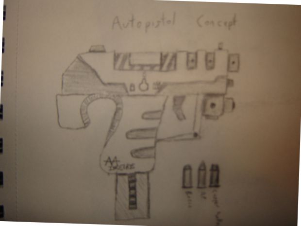 Weapon Autopistol Concept