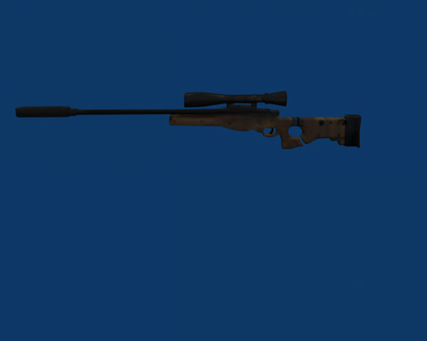 The sniper rifle