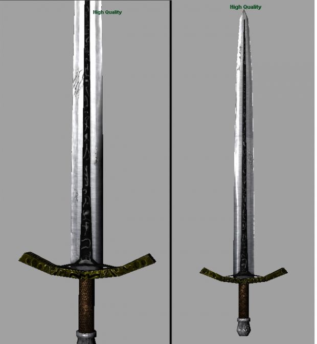 Finished Sword, Specular and Ambient Occlusion