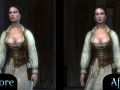 Before & After image - The Witcher: Hi-Res Character Models for