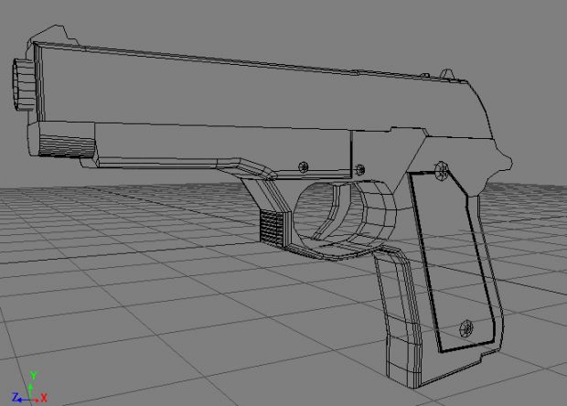 Finished Pistol Model