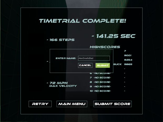 Time trial post-game 2