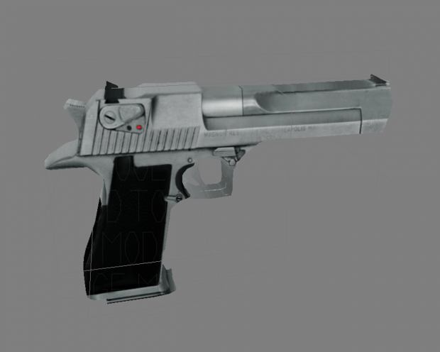 low poly Desert Eagle