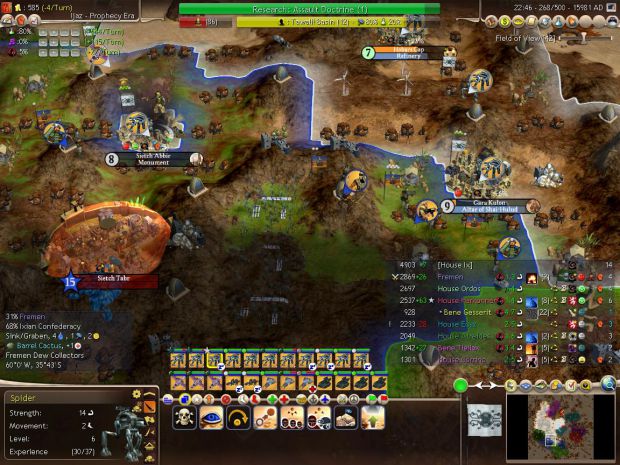Screenshots from Dune Wars 1.7