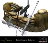 A collection of some of the British Weapons