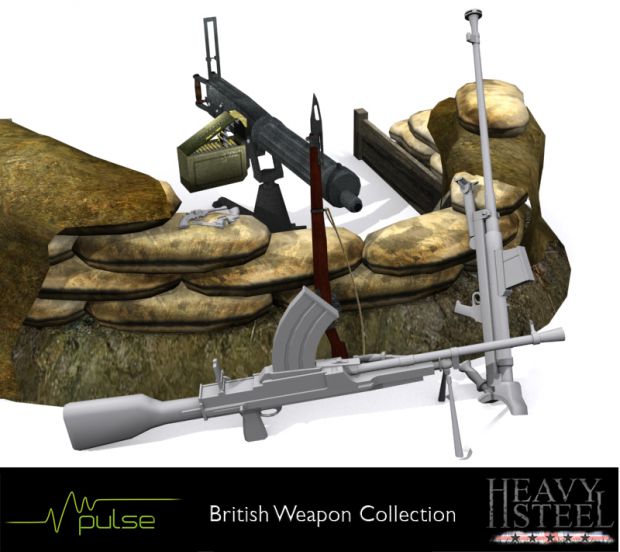 A collection of some of the British Weapons