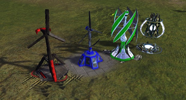 All factions wind turbines