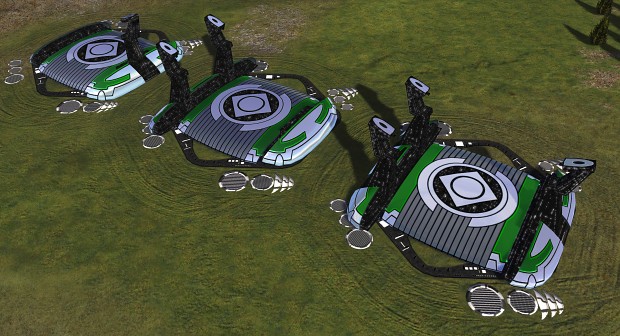 Tech 1-3 Hovercraft Factories on land