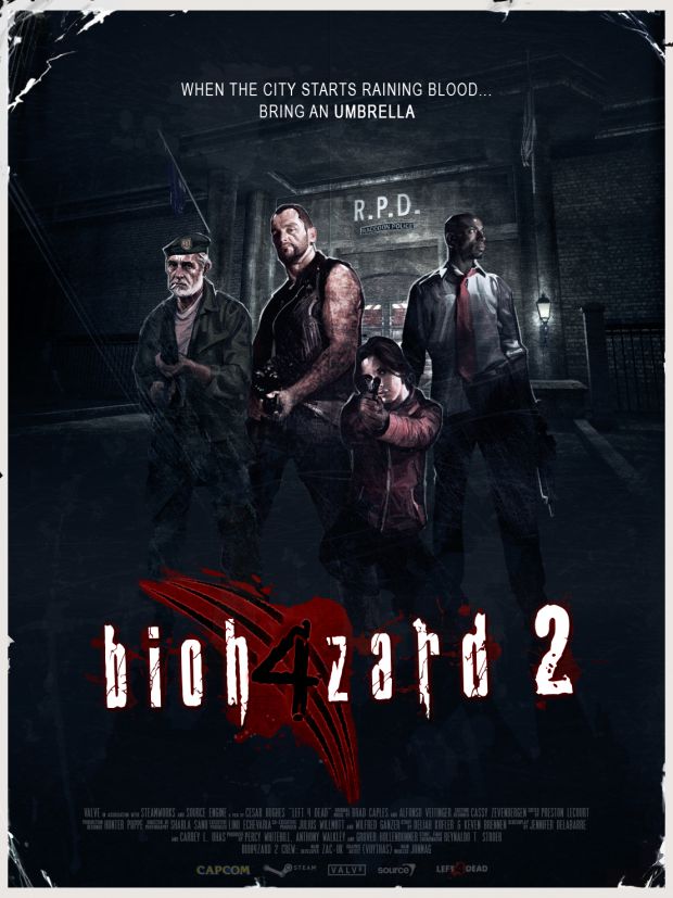 Campaign Poster image - Bioh4zard 2 mod for Left 4 Dead ...