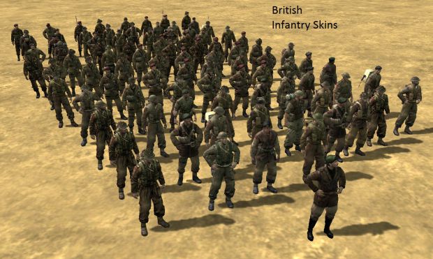 British Infantry Skins