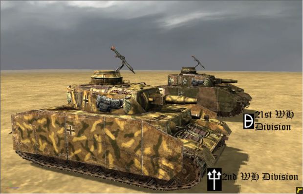 2.PzD and 21.PzD Panzer IV F1's