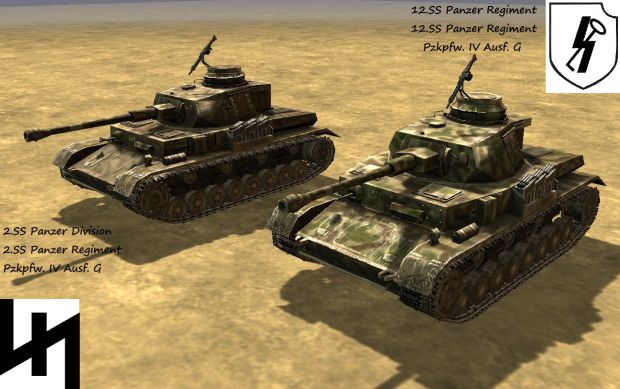 Panzer IV's - 2.SS and 12.SS
