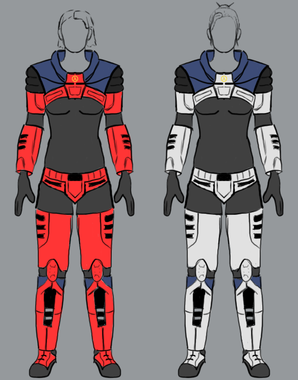 Female HEV suit - concept
