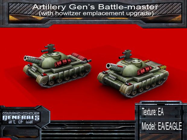 Artillery Gen's upgraded Battle-master