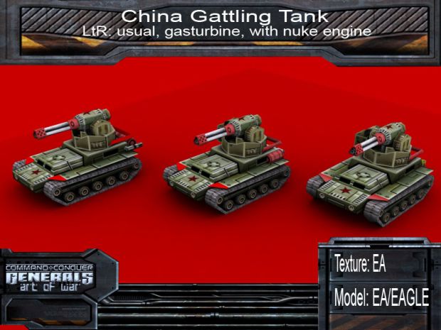 China Gattling Tank