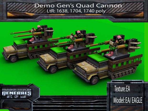 Demo General's Quad Cannon image - Art Of War mod for C&C: Generals ...