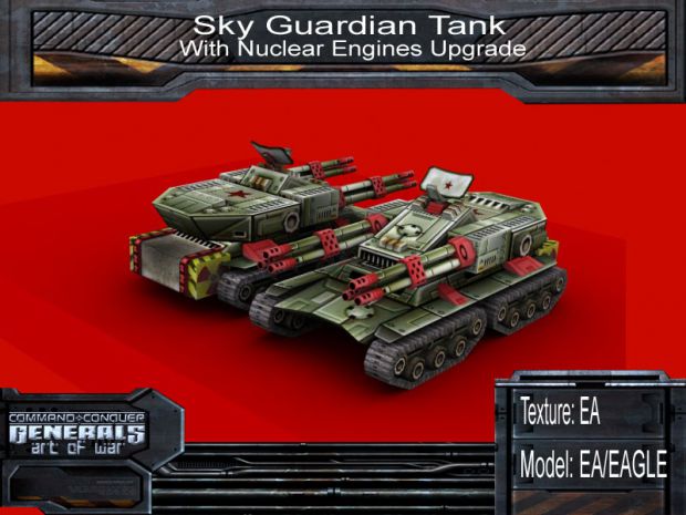 Nuclear Engines Upgrade For Sky Guardian Tank image - Art Of War mod for  C&C: Generals Zero Hour - ModDB