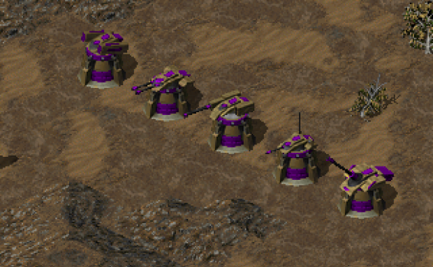 More GDI component towers ingame
