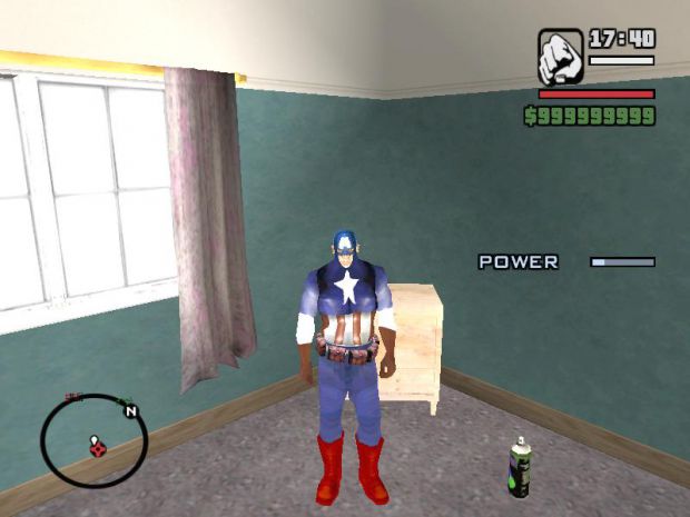Captain America Gimp Suit Beta 1